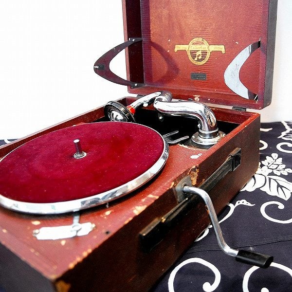 コロンビア社製・アンティーク・ポータブル蓄音機・No.170501-23・梱包