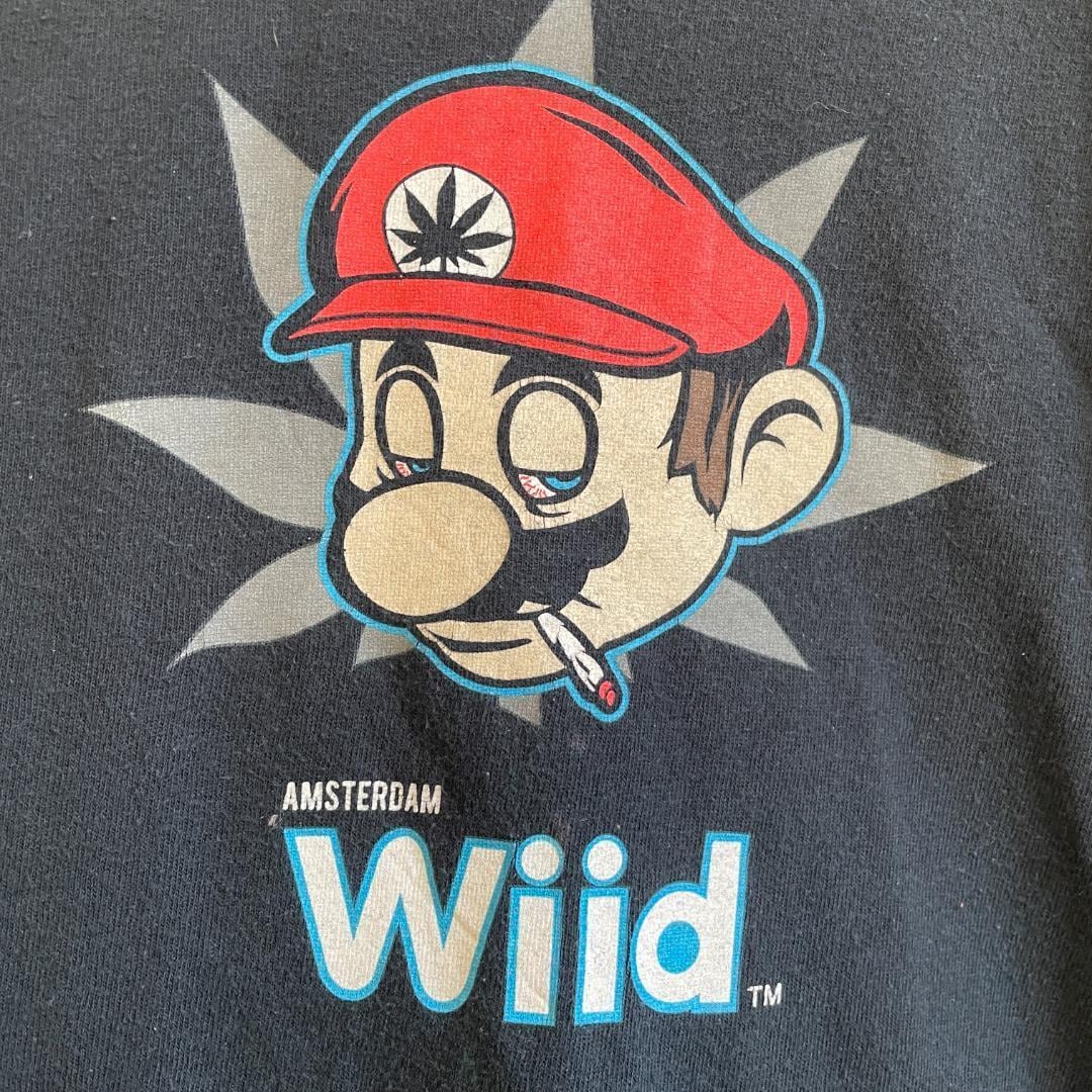 Vintage 00s Wiid マリオ Tシャツ L Super Mario