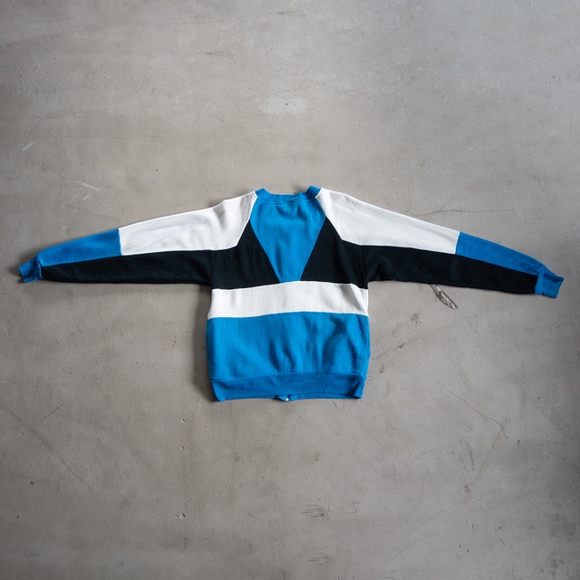 "Line up" '80s vintage Zip sweat jacket