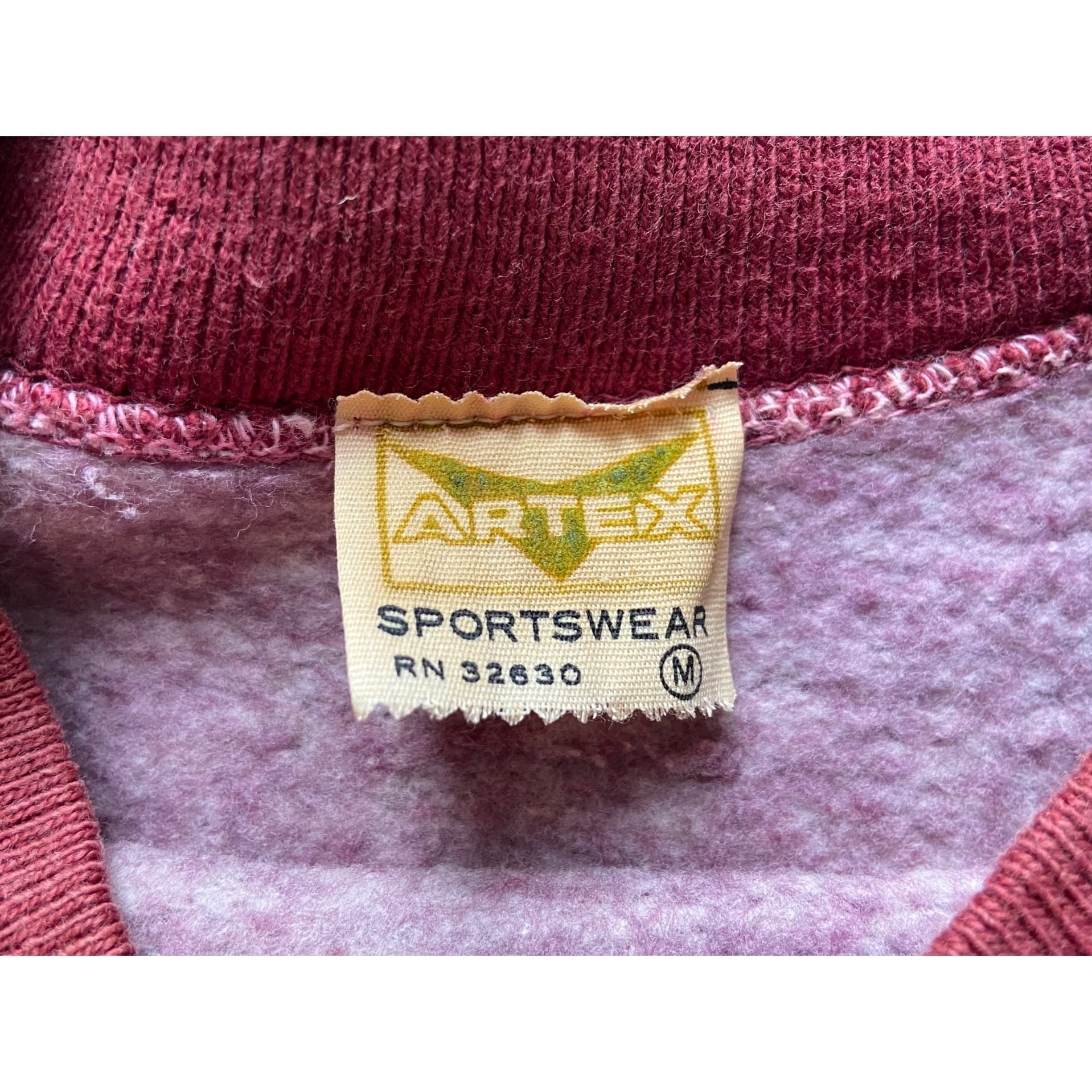 60s artex vintage s/s pin border college sweat shirt “TEXAS A&I 
