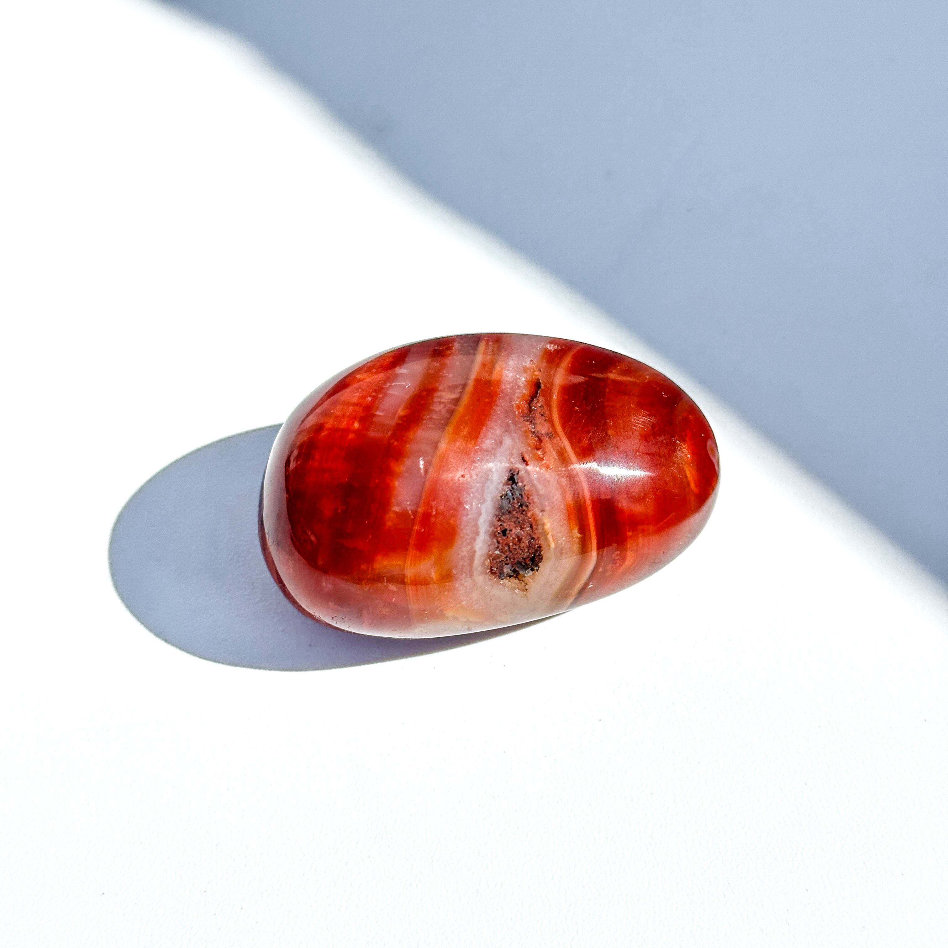 カーネリアン パーム 32♢ Carnelian ♢天然石・鉱物・パワーストーン・インテリア