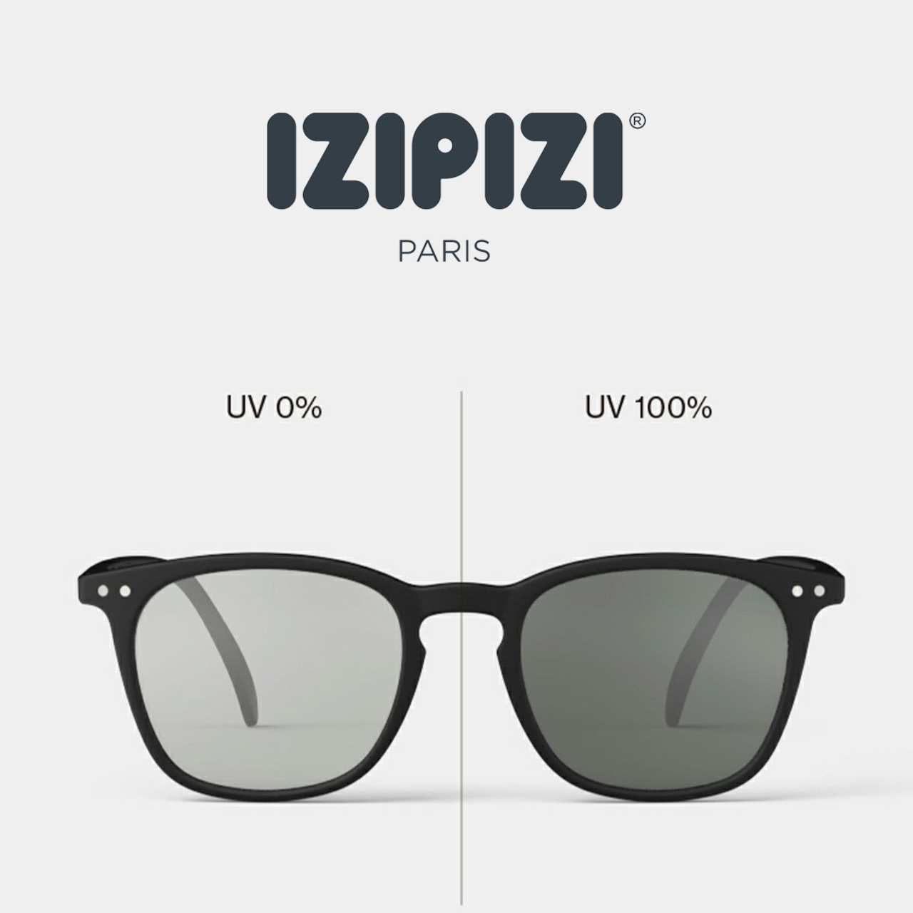 定価以下! IZIPIZI サングラス #E 光適応レンズ E LIGHT ADAPTIVE / 調光レンズ / Black / IZIPIZI | PEPS