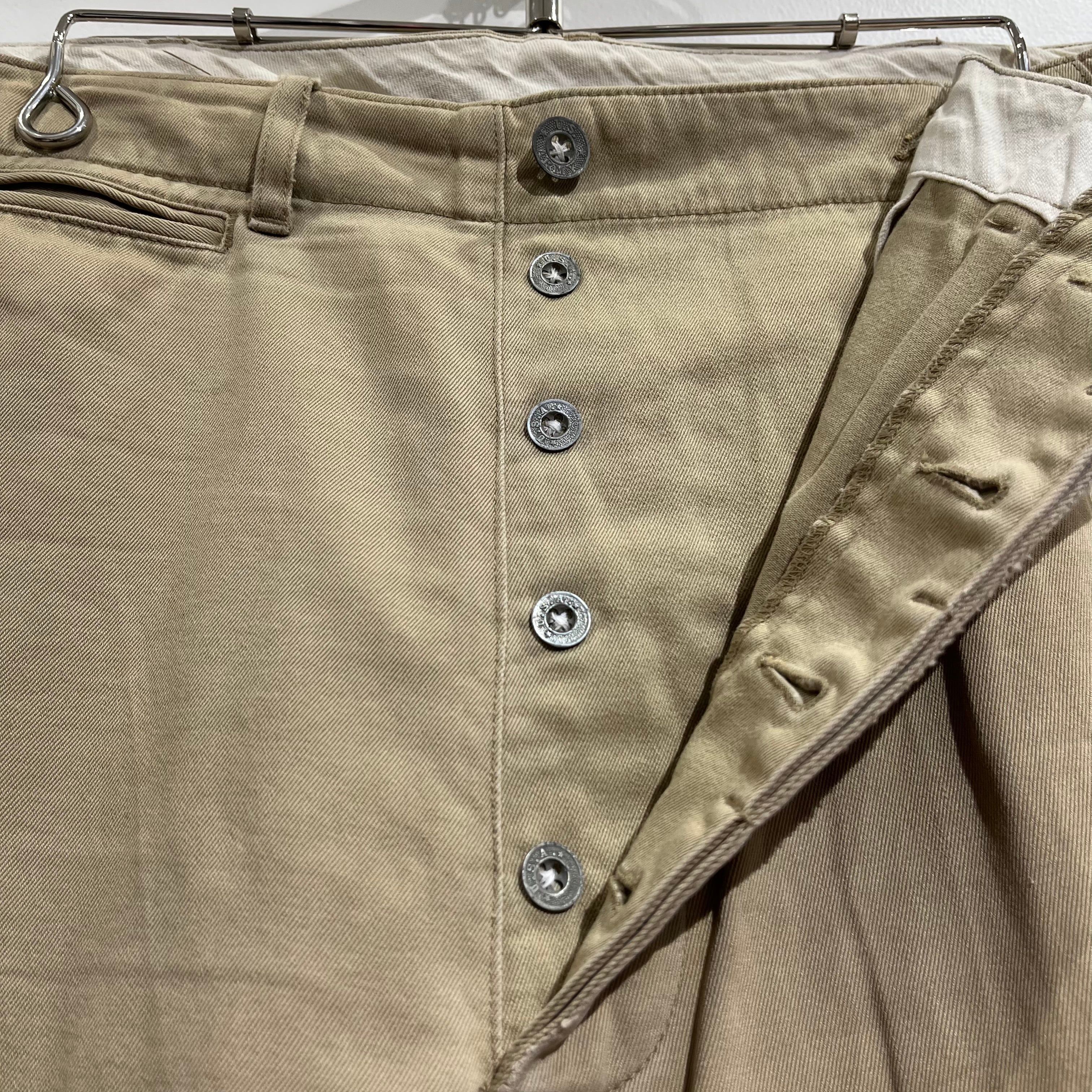 40s US ARMY M-41 Khaki Tino Trouthers 40年代 41カーキ チノパン 