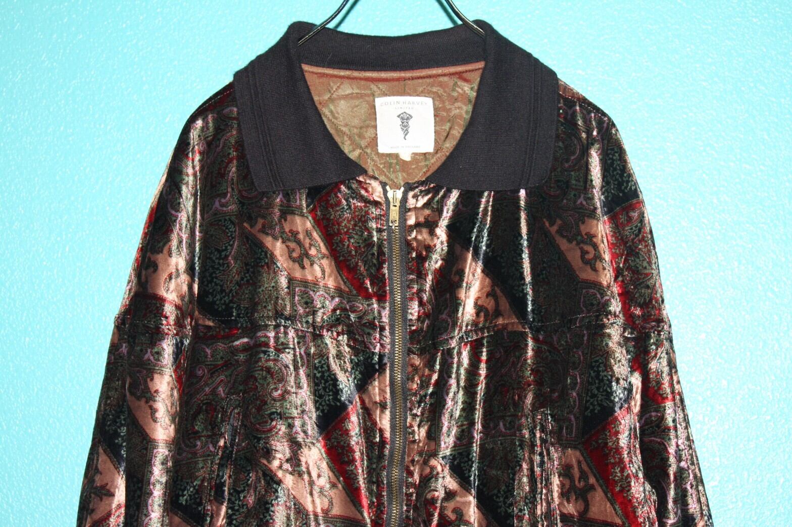 80s COLIN HARVEY Multi Pattern Blouson England製 | VOLAR