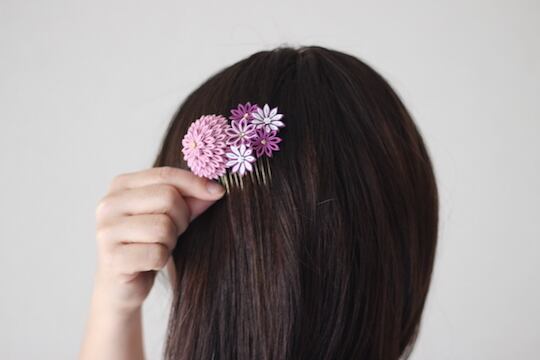 つまみ細工 ミニコーム