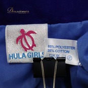 フラダンス 衣装 HULA GIRLS フラガールズ ワンピース ドレス ブルー系 ベロア シースルー ワンカラー 光沢 無地 上品 きれい 高級感 かわいい 華やか 鮮やか 明るい 爽やか 青 エレガント ハワイアン アロハ フラ ダンス レッスン 練習
