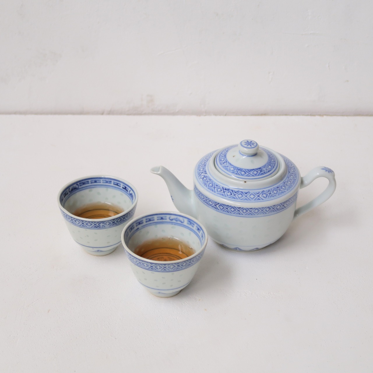 蛍手のティーポット&カップ