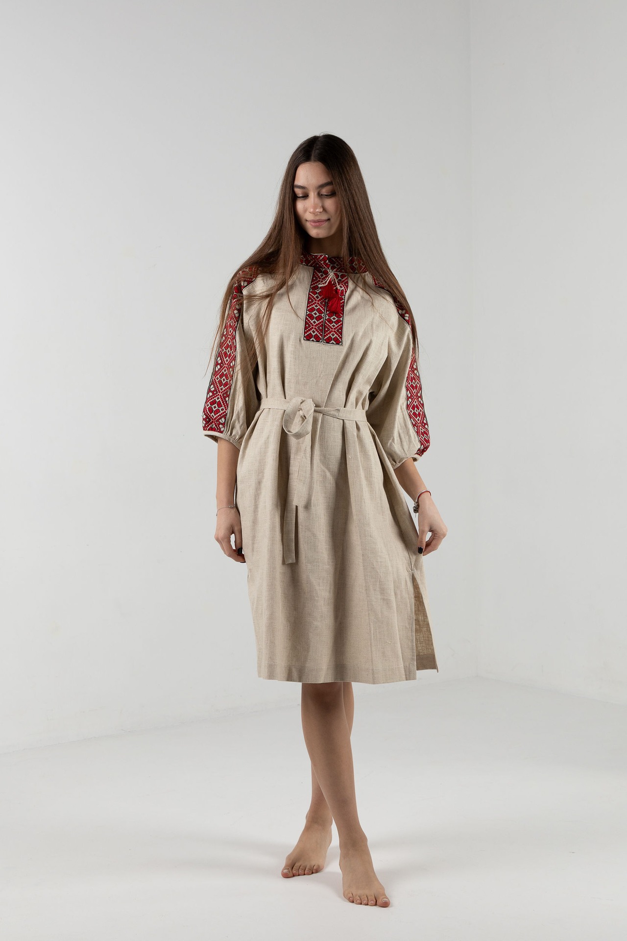 ウクライナ刺繍ヴィシヴァンカ　手刺繍　レディース・フリーサイズ - 5