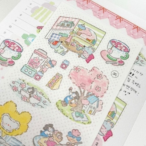 ABUBA STUDIO〔sticker-봄을 보내는 법-〕