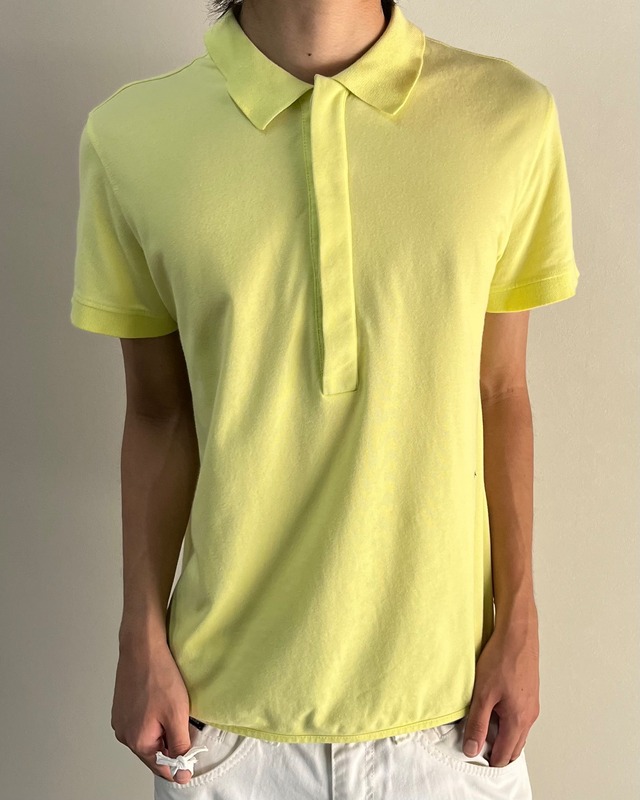 【Kris Van Assche】coloring flyfront polo shirt
