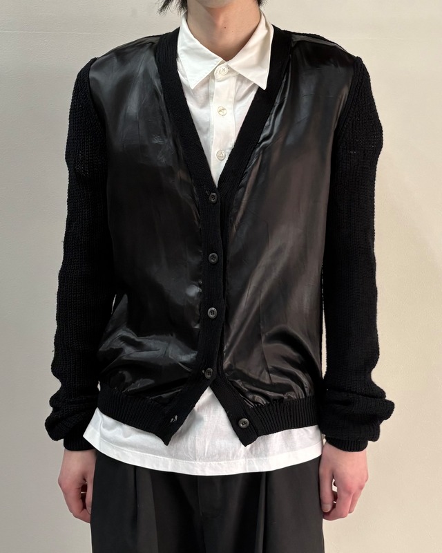 【PRADA】material switching cardigan