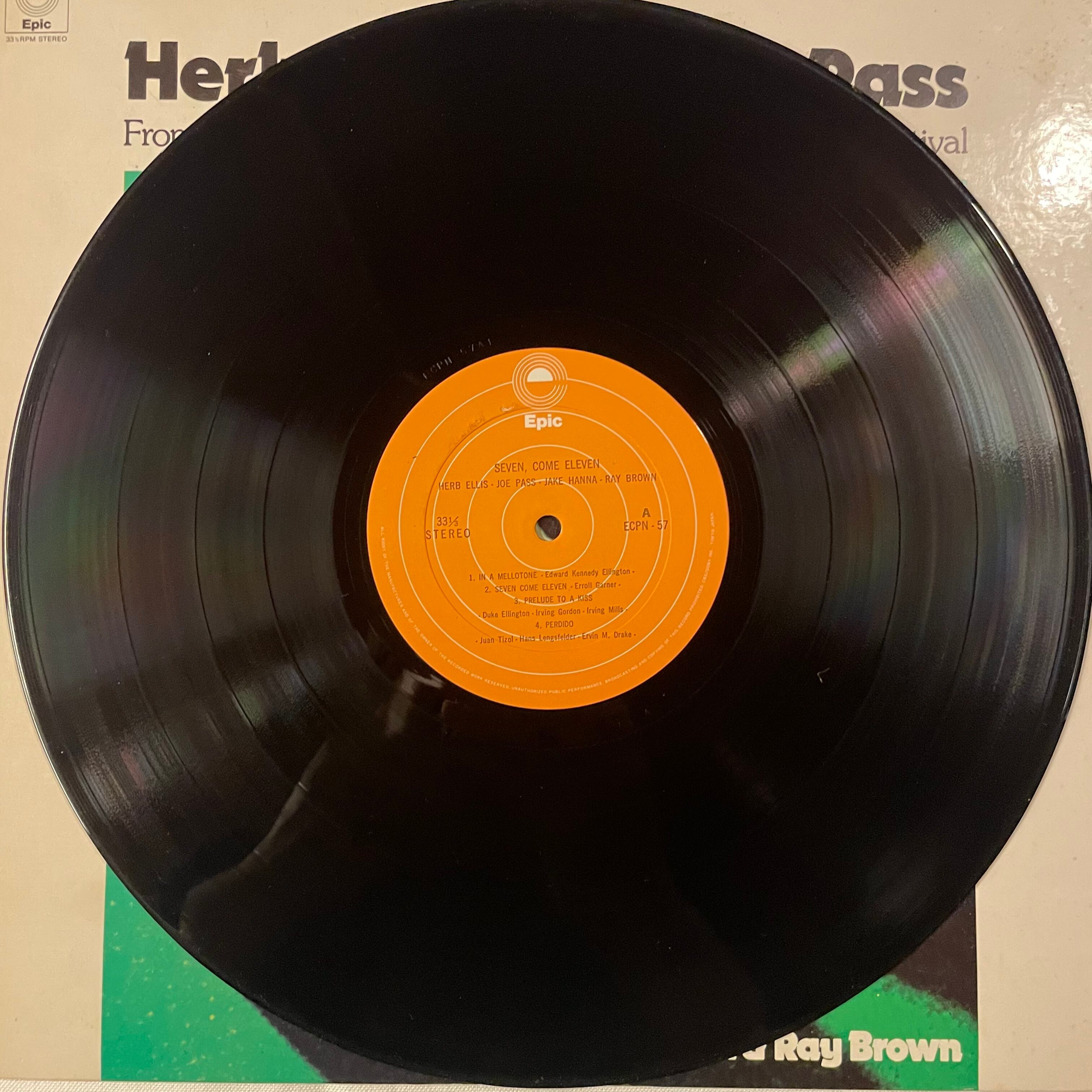 Herb Ellis & Joe Pass / Seven, Come Eleven 【USED Vinyl】 | THEE Herb Ellis & Joe Pass / Seven, Come Eleven 【USED Vinyl】 | THEE