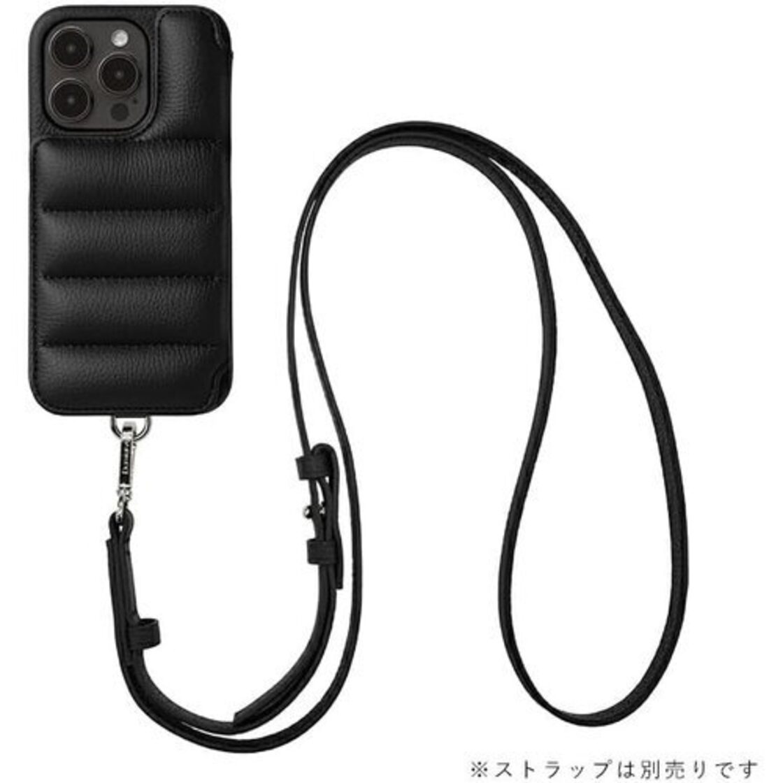 DEMIU デミュウ BALLON iPhone15ProMax ブラック スマホケース iPhone 