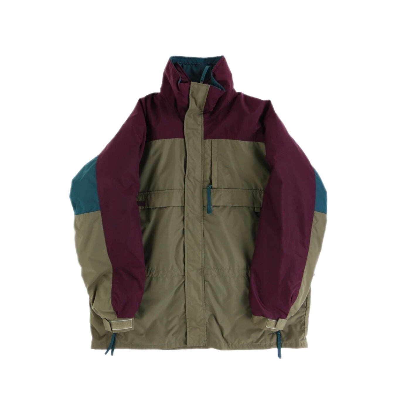 コロンビア 好配色 アウトドア マウンテンジャケット 紫×黄 オーバーサイズ
