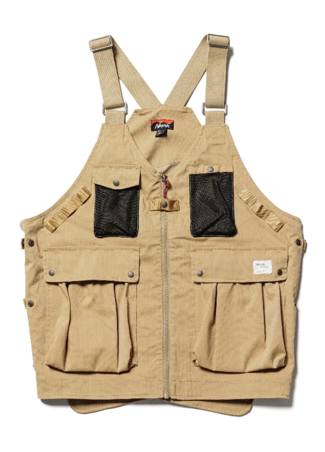 【10%OFF】NANGA TAKIBI RIPSTOP FIELD VEST ベージュ