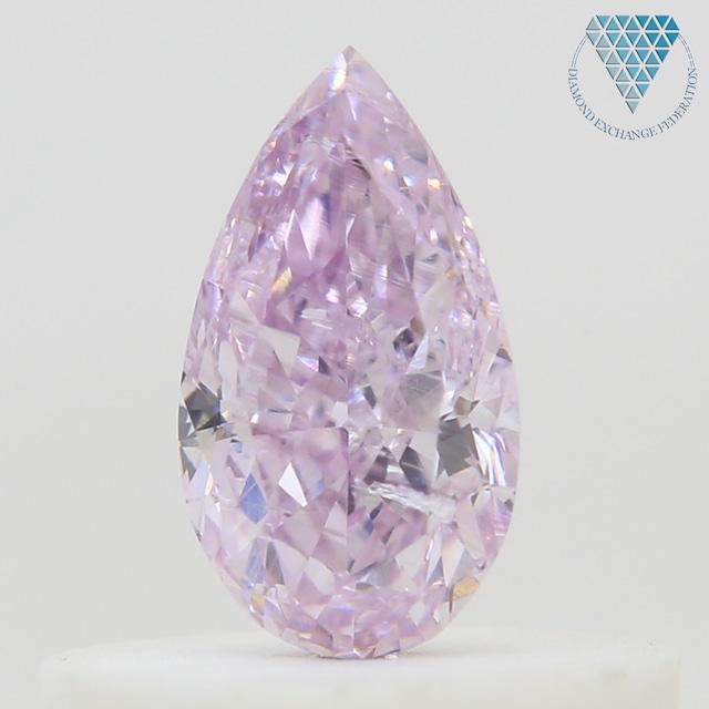 0.31 ct FANCY  PINK-PURPLE I1 PEAR GIA 天然  ダイヤモンド ルース