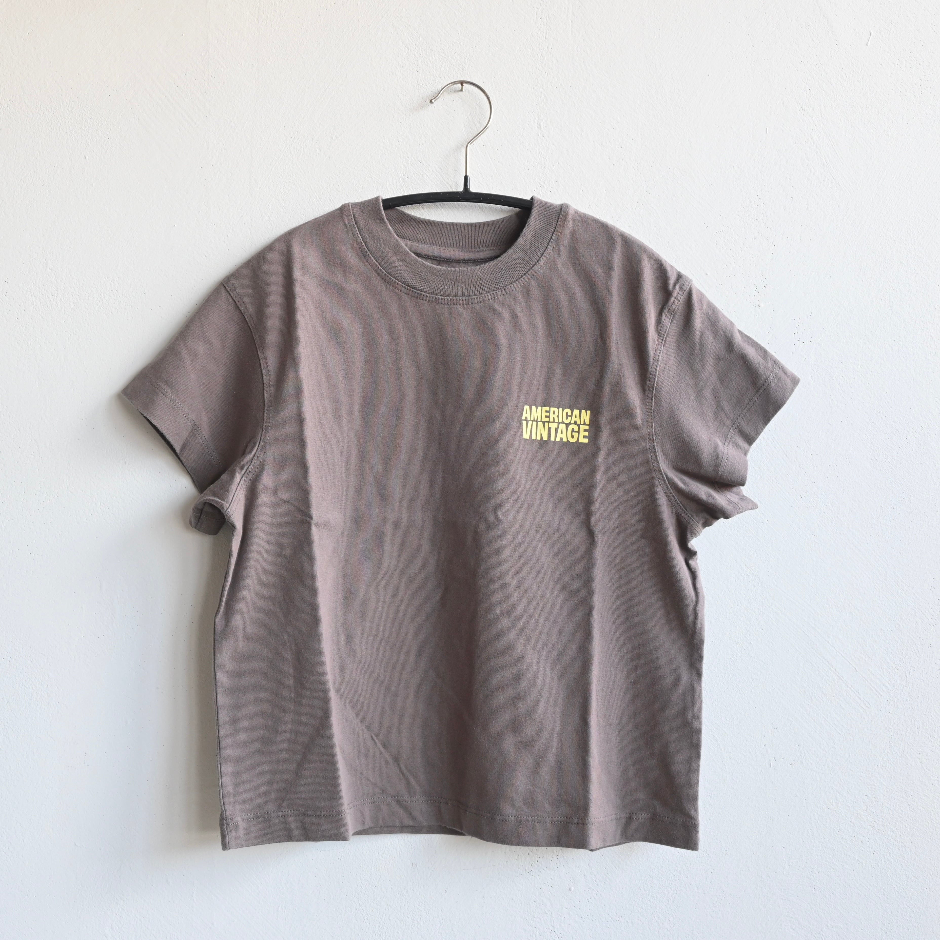 《American Vintage 2026SS》T-SHIRT MC / GIXY / ash