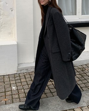 ワイドハイウエストデニムパンツ A0790