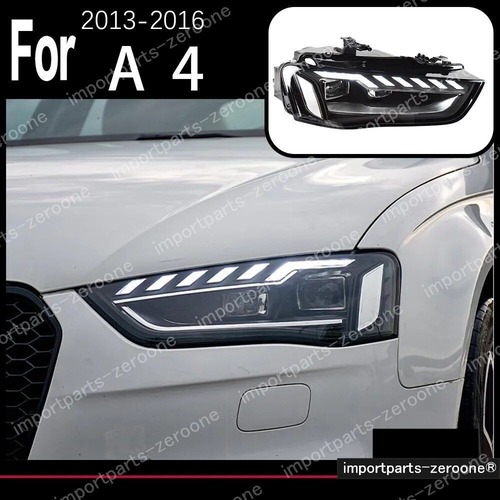 アウディ A4 B8 アップグレードヘッドライト 2013〜2016 右ハンドル用 Halogen -HAD-1067