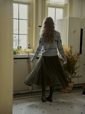 Forêt Brumeuse Tulle Flare Skirt F0862