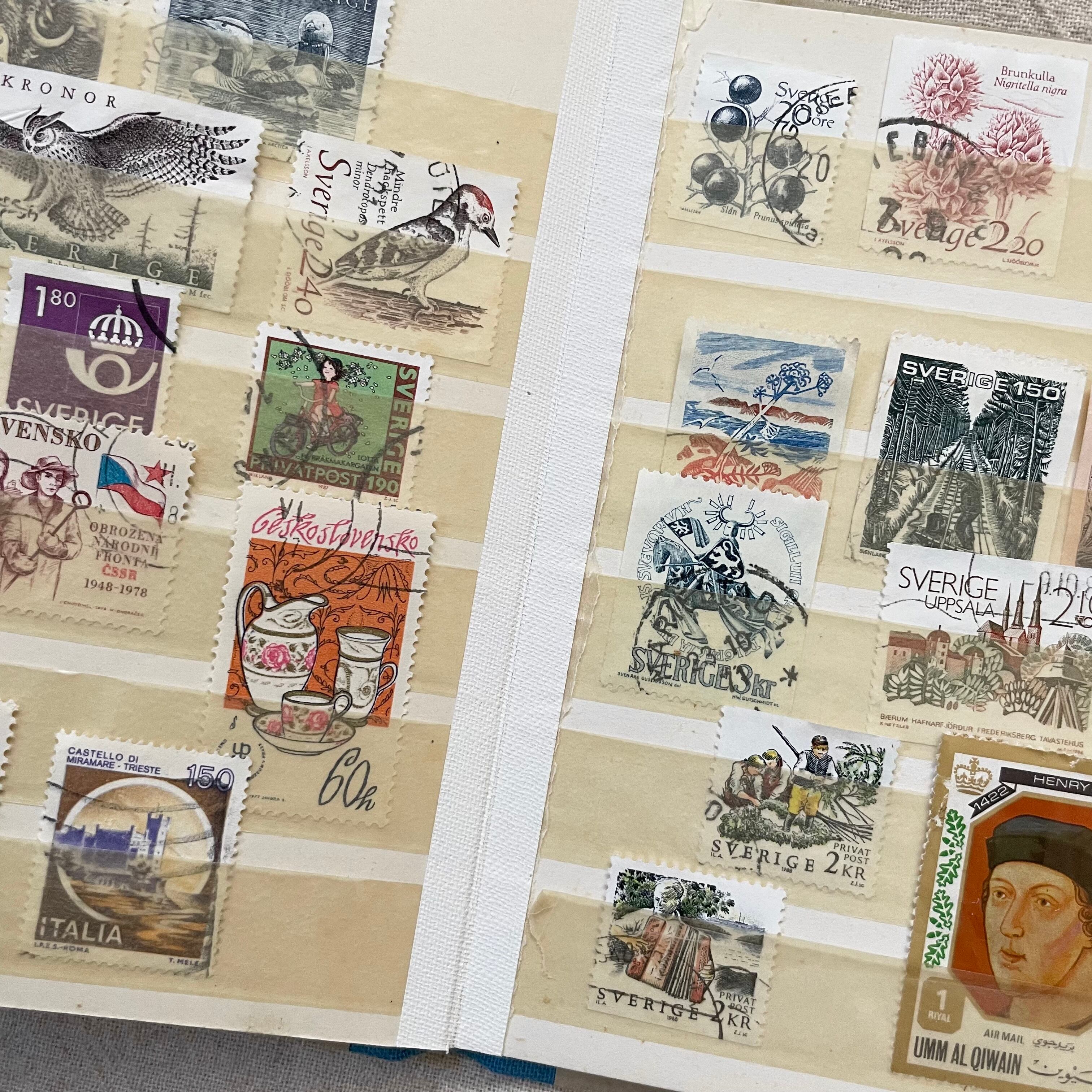 39枚の切手と切手帳2