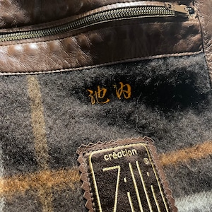 ZILLI pleats design leather drizzler jacket