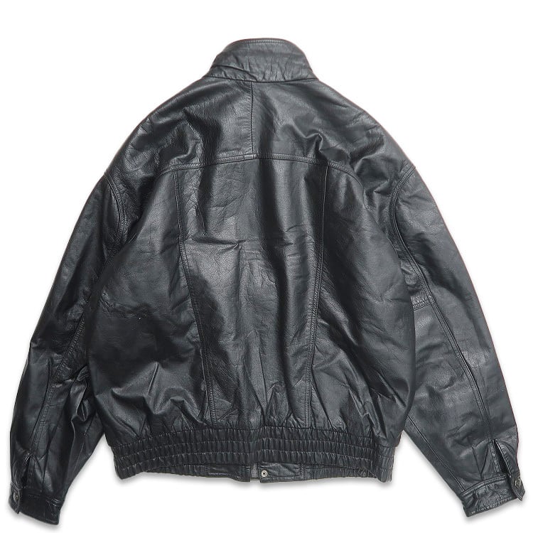 【レア】フランス製 レザージャケット ブルゾン 羊革 スタンドカラー 古着 vintage BELGIO レザージャケット ブルゾン 羊革 古着 - メルカリ