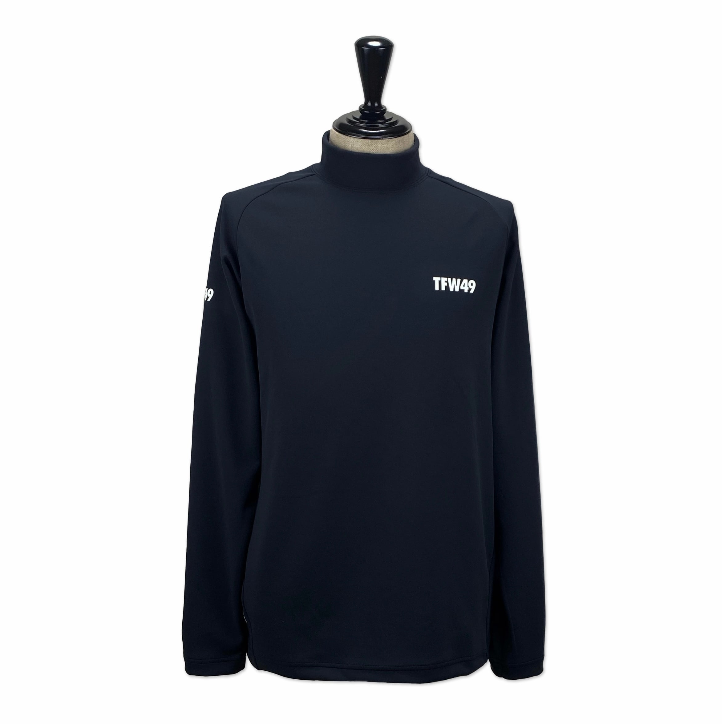 TFW49】《MEN'S》SIDE MESH LONG SLEEVE MOCKNECK（BLACK） | Sandy GOLF