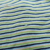 レディース トクコプルミエヴォル TOKUKO 1er VOL トップス ブラウス グリーン系 ノースリーブ 袖なし ボーダー フリル 緑 青 紺 伸縮 ストレッチ カジュアル かわいい 爽やか 日本製 レディースファッション ネイビー系 ブルー系