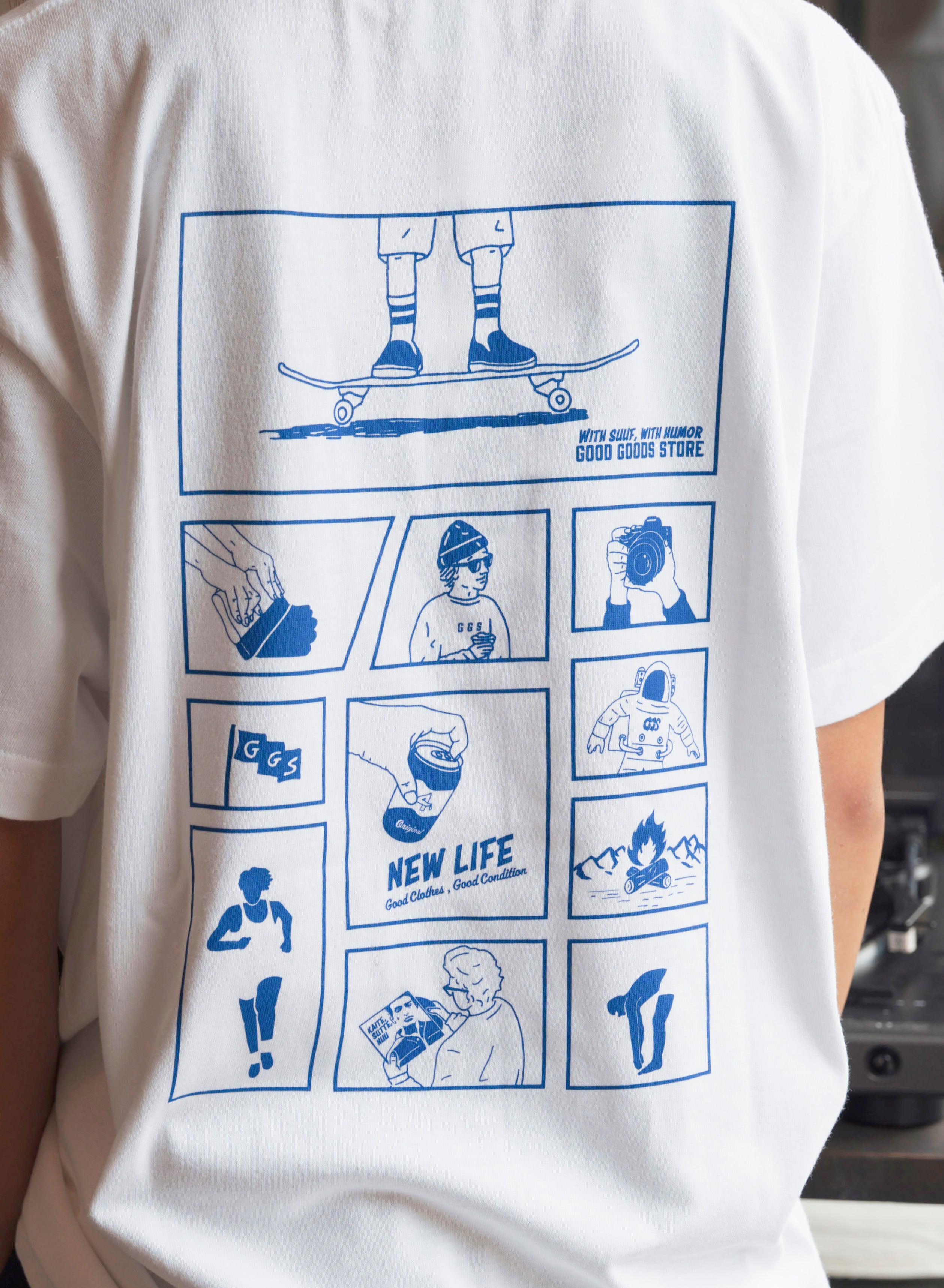 NEW LIFE/T-shirt | 四々舎/GOOD GOODS STORE