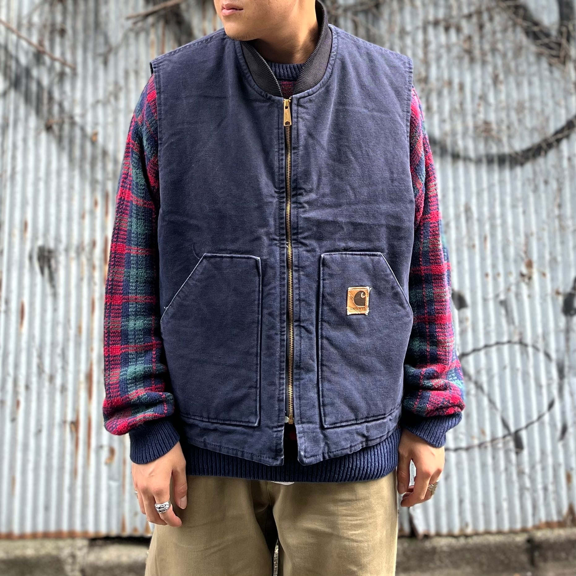 Carhartt ベスト アメリカ製-