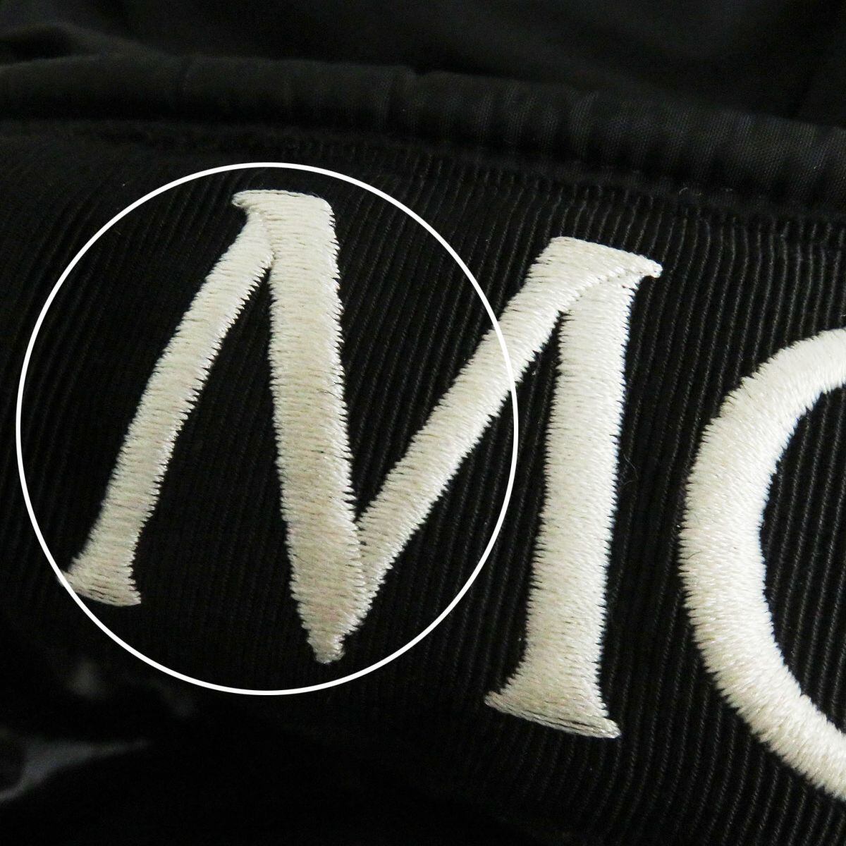 美品□21-22AW MONCLER/モンクレール ロゴ刺繍デザイン MONTCLA