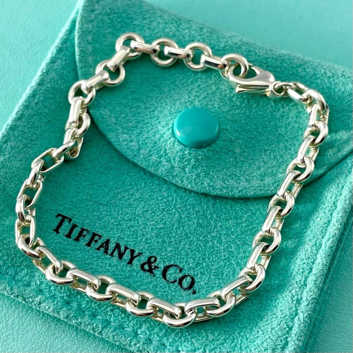 ティファニー TIFFANY ドーナツ オーバルリンクチェーン ブレスレット ティファニー オーバル ドーナツ リンク チェーン ブレスレット XY2fe