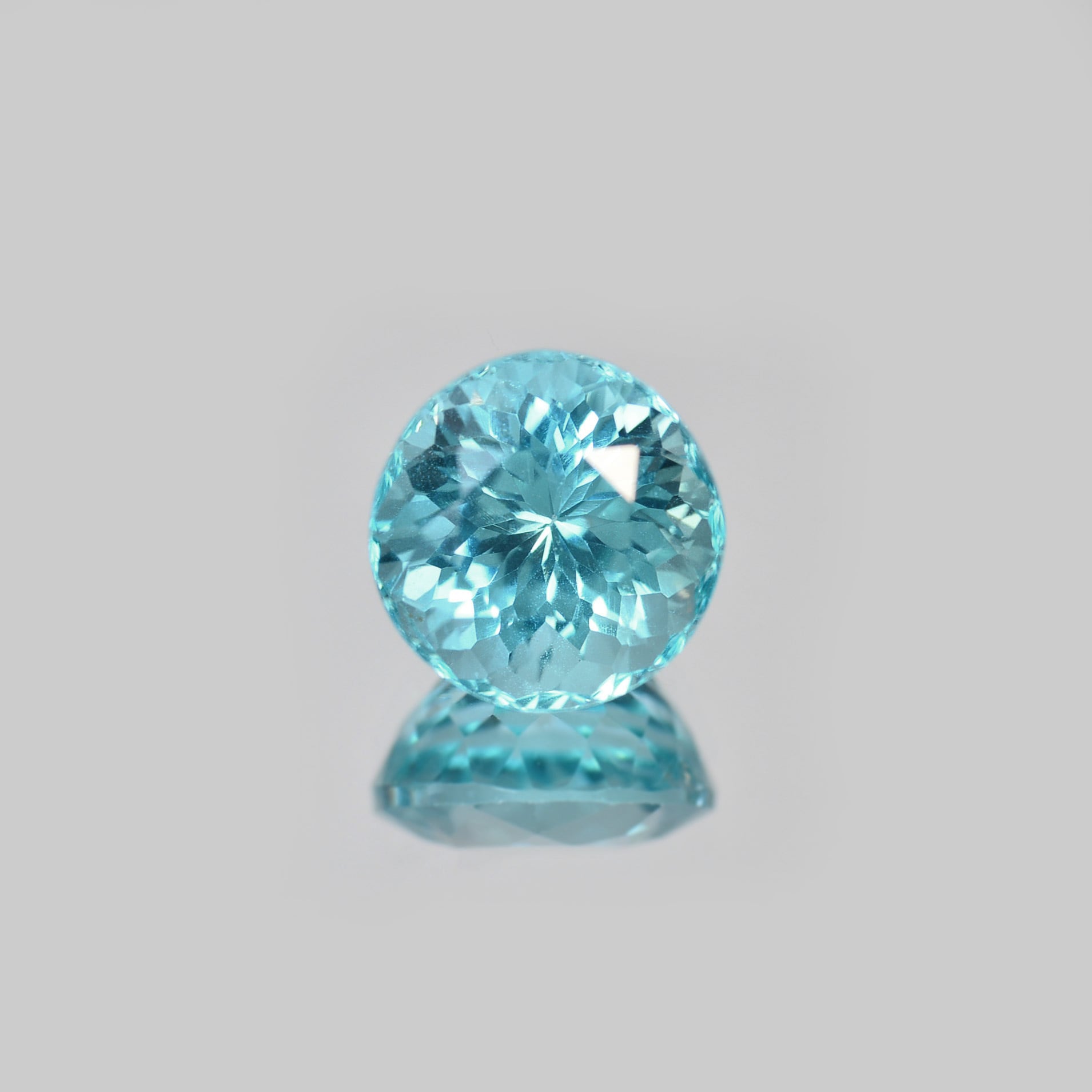 ◇加工可 ソ付 アパタイト 1.492ct ルース ラウンド ミント パライバ