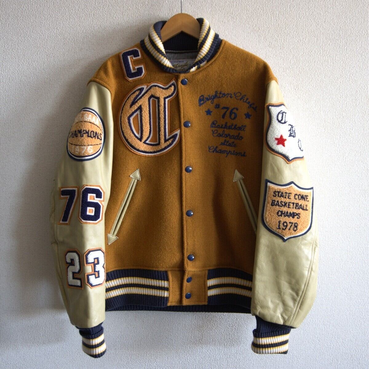 美品】80s サンフランシスコジャイアンツ MLB スタジャン 古着 レア品