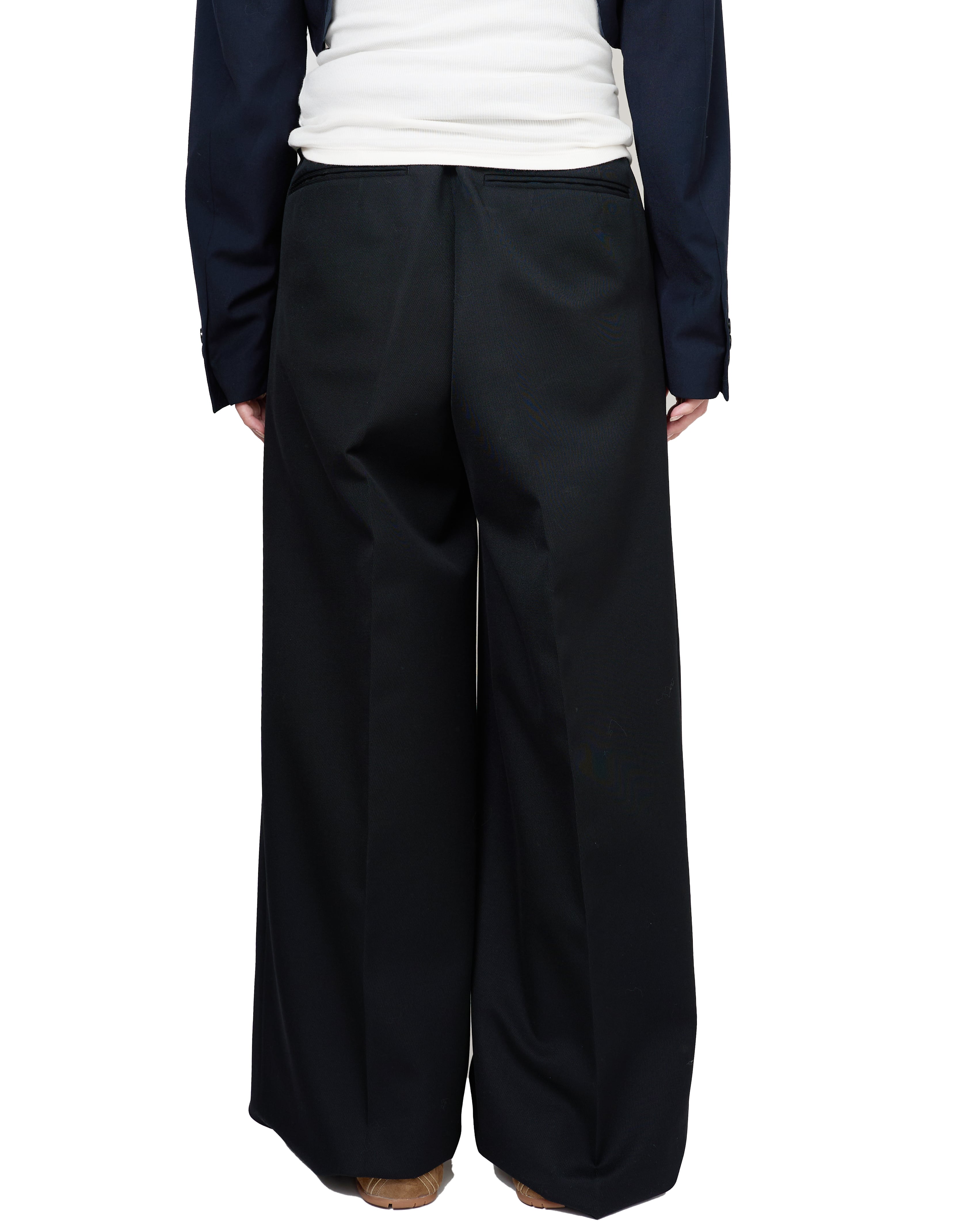 パンツ WOOL KERSEY EXTRA WIDE TROUSERS ssstein 