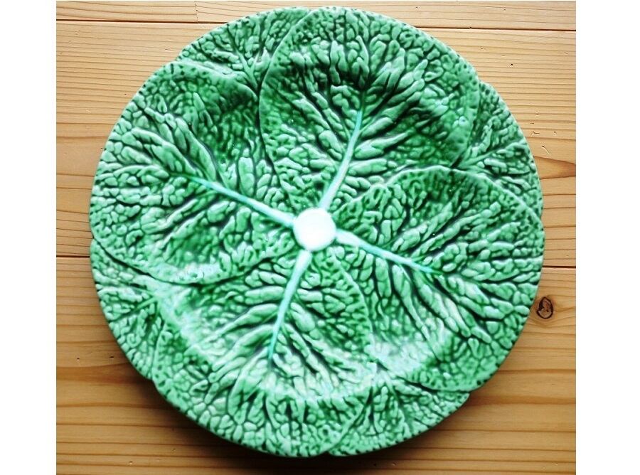 BORDALLO PINHEIRO キャベツ皿 マジョリカ陶 ポルトガル