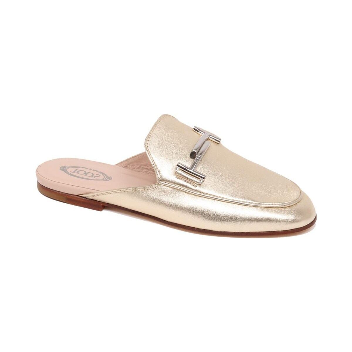 TOD'S トッズ レディース シューズ レザー ゴールド