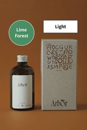 Arbor - Hair Oil Light 100ml ：Lime Forest｜軽めテクスチャ／スモーキーウッドとライム