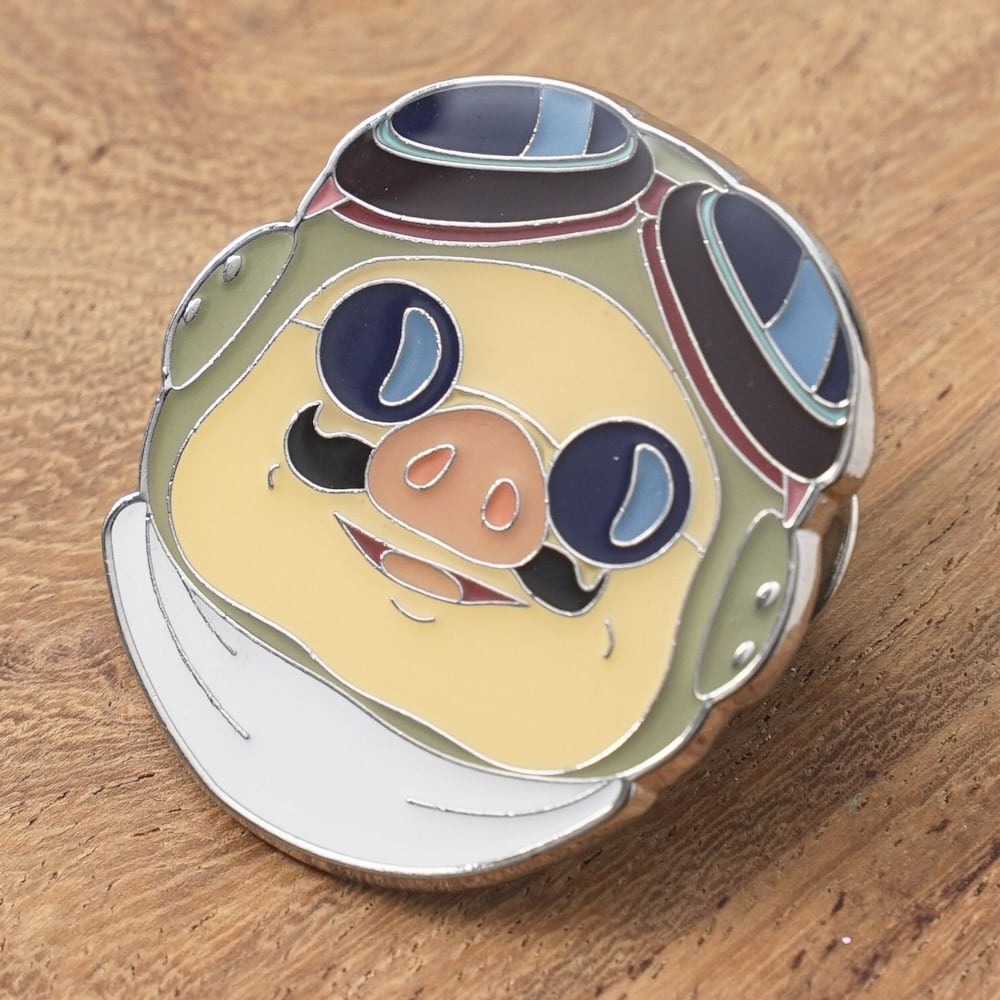 紅の豚 ピンズ（ポルコ SP-07/6248） | すすのこ商店｜ジブリグッズ