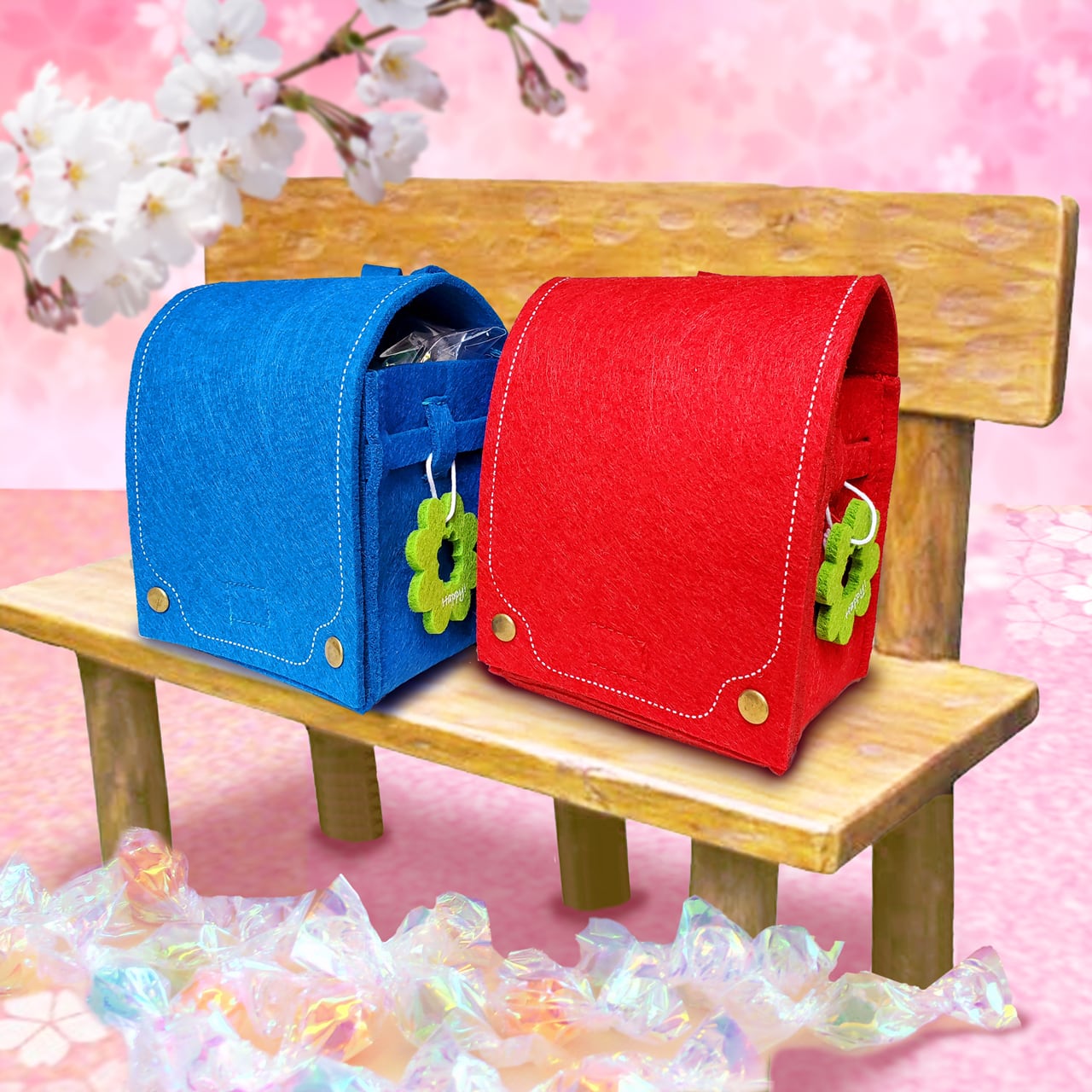 ふんわりフェルトのミニランドセル こんぺいとう詰合せ(MiniSchoolBag) | 恋寿華堂オンラインショップ powered by BASE