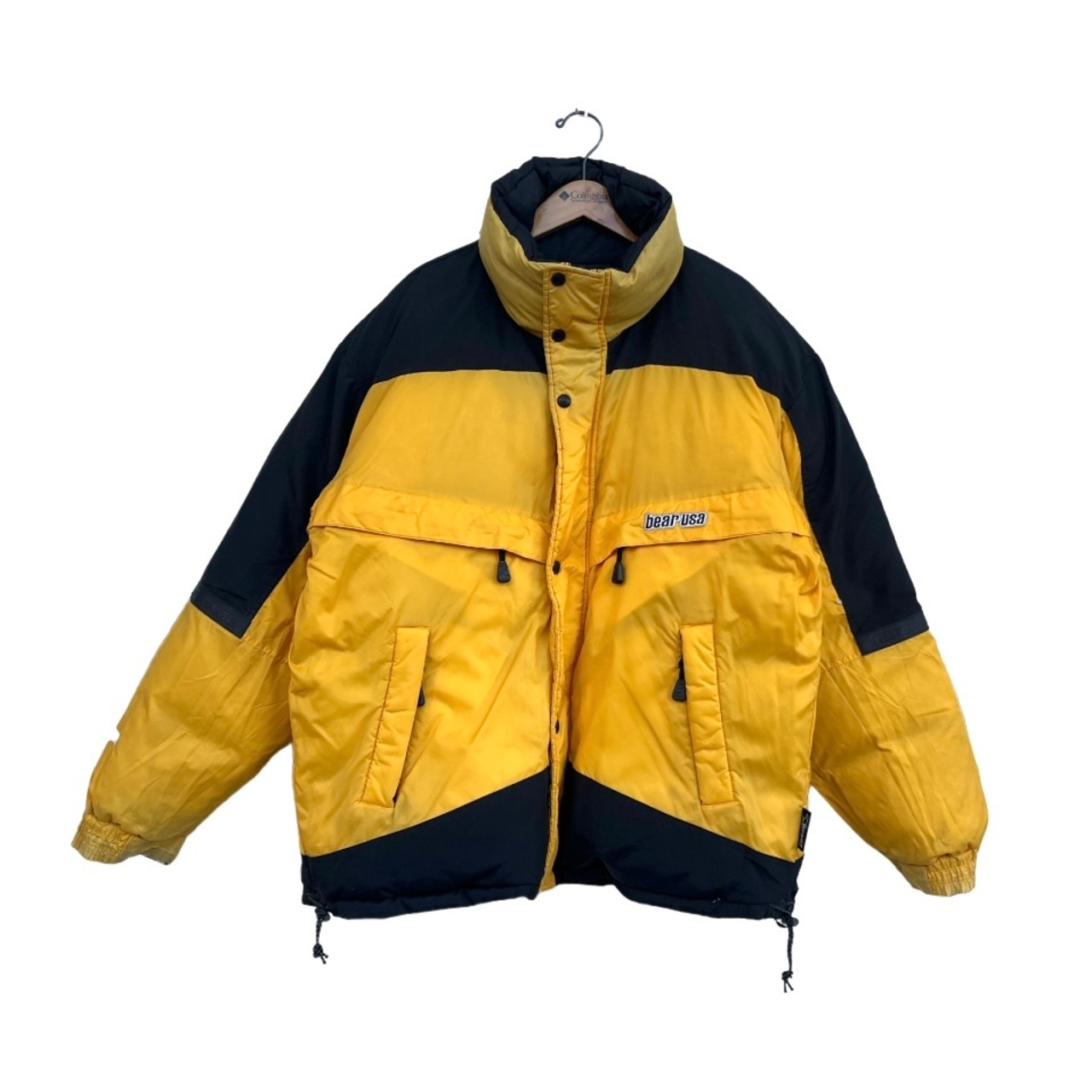 USED】90s Bear.USA Reversible Nylon Down Jacket / 90年代 ベアーUSA 