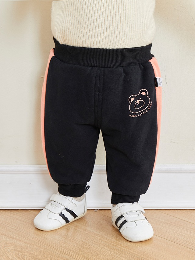 ニューベイビープラスベルベットパンツ秋冬ベビーカジュアルパンツ男の子ピュアコットンパッド入りパンツ冬女性 Duduベイビー51137325024