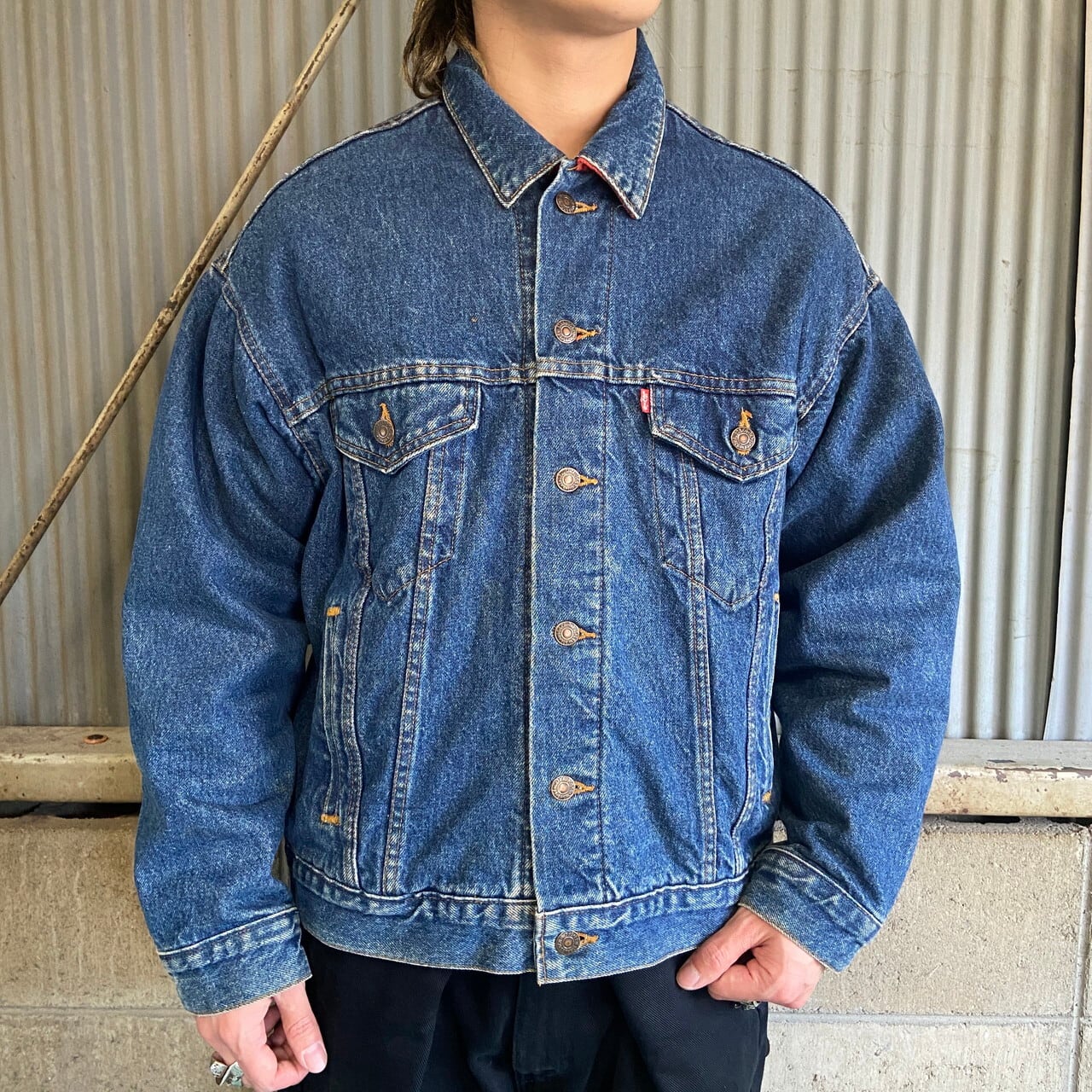 アメリカ購入 LEVIS コーチジャケット 裏起毛 リーバイス レア コート