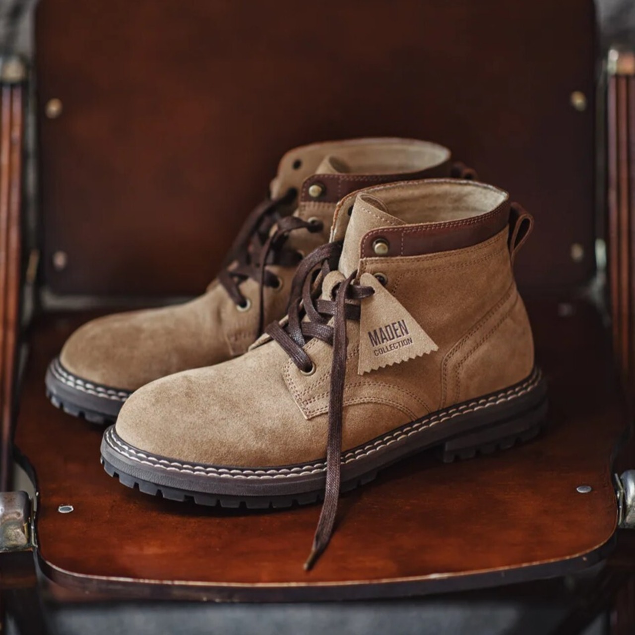 Retro Dune Color Suede Boots / レトロ デューン カラー スエード ブーツ