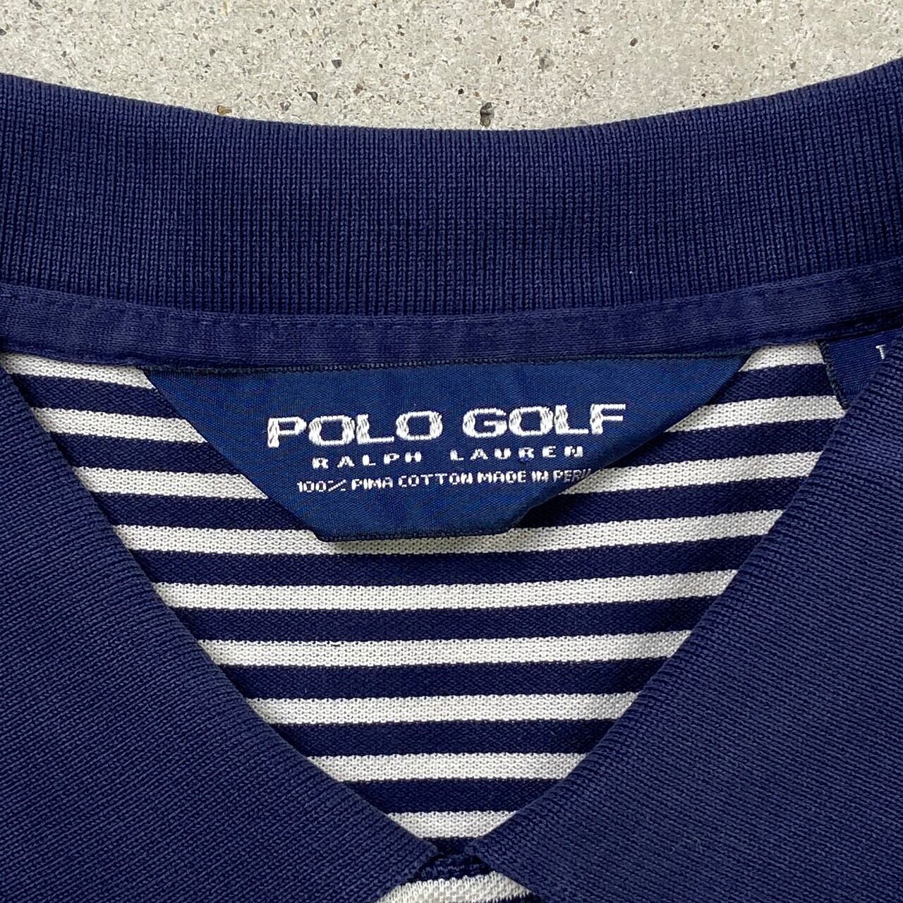 90年代 POLO GOLF Ralph Lauren ポロゴルフ ラルフローレン ボーダー