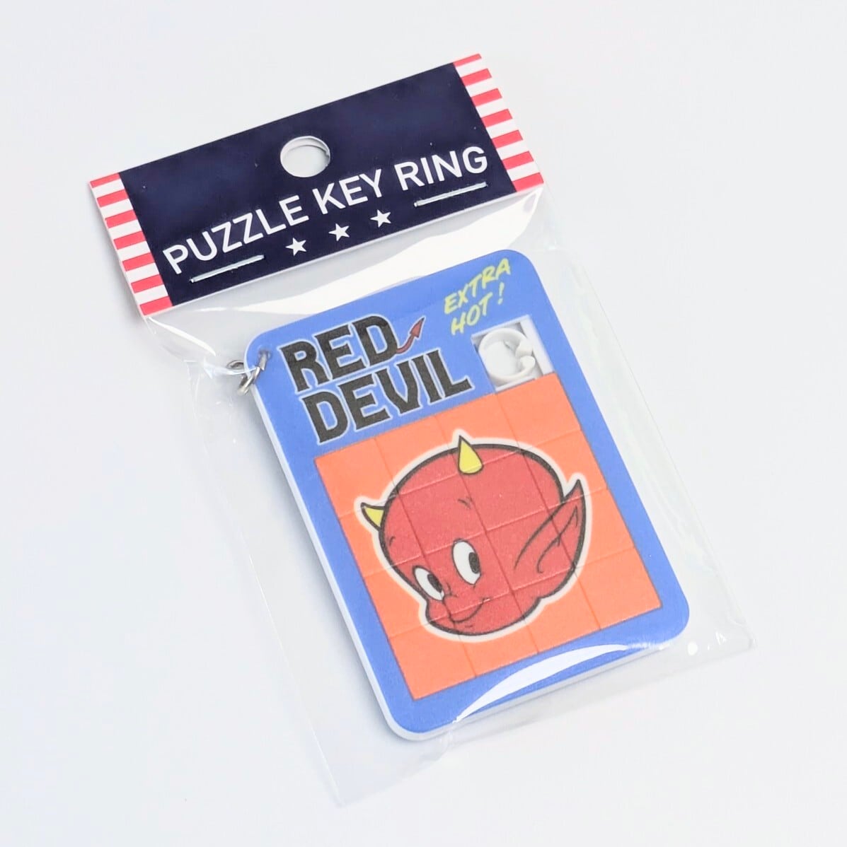 【 Hot Stuff the Little Devil ( ホットスタッフ リトルデビル ) 】AMERICAN CHARACTER PUZZLE KEYRING ( パズルキーリング ) / キーホルダー〚アメリカン雑貨 アメトイ〛