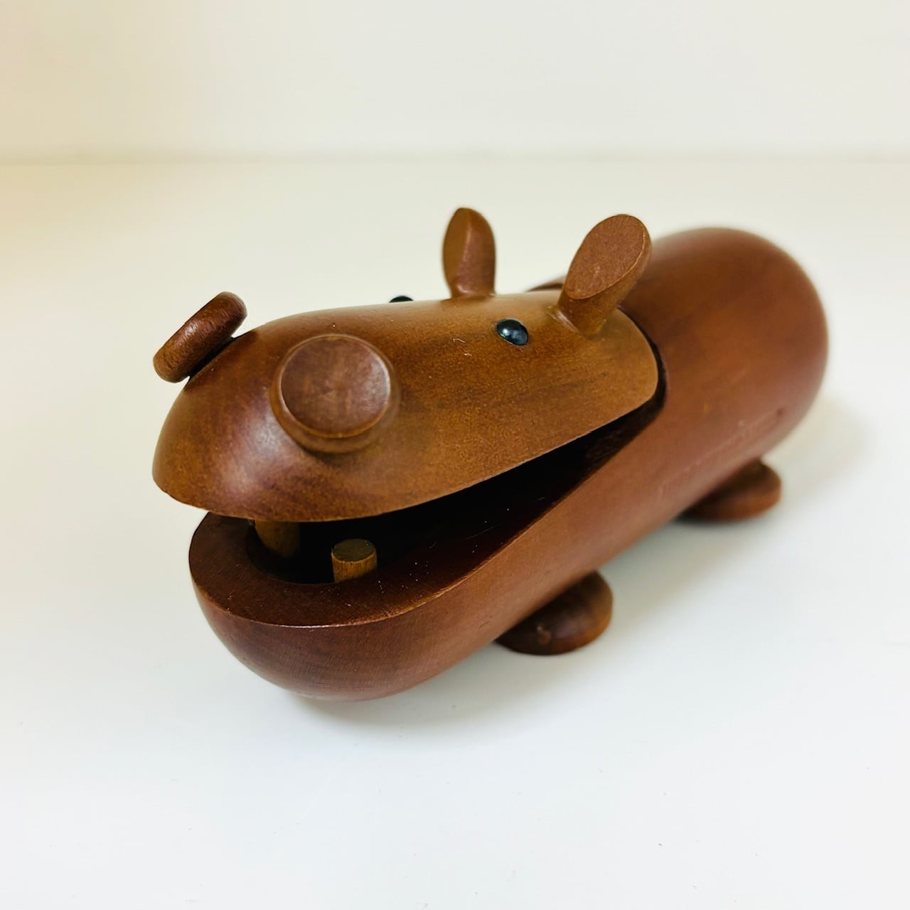 千趣会 ロイヤルペット カバ HIPPOPOTAMUS 木製 置物 オブジェ
