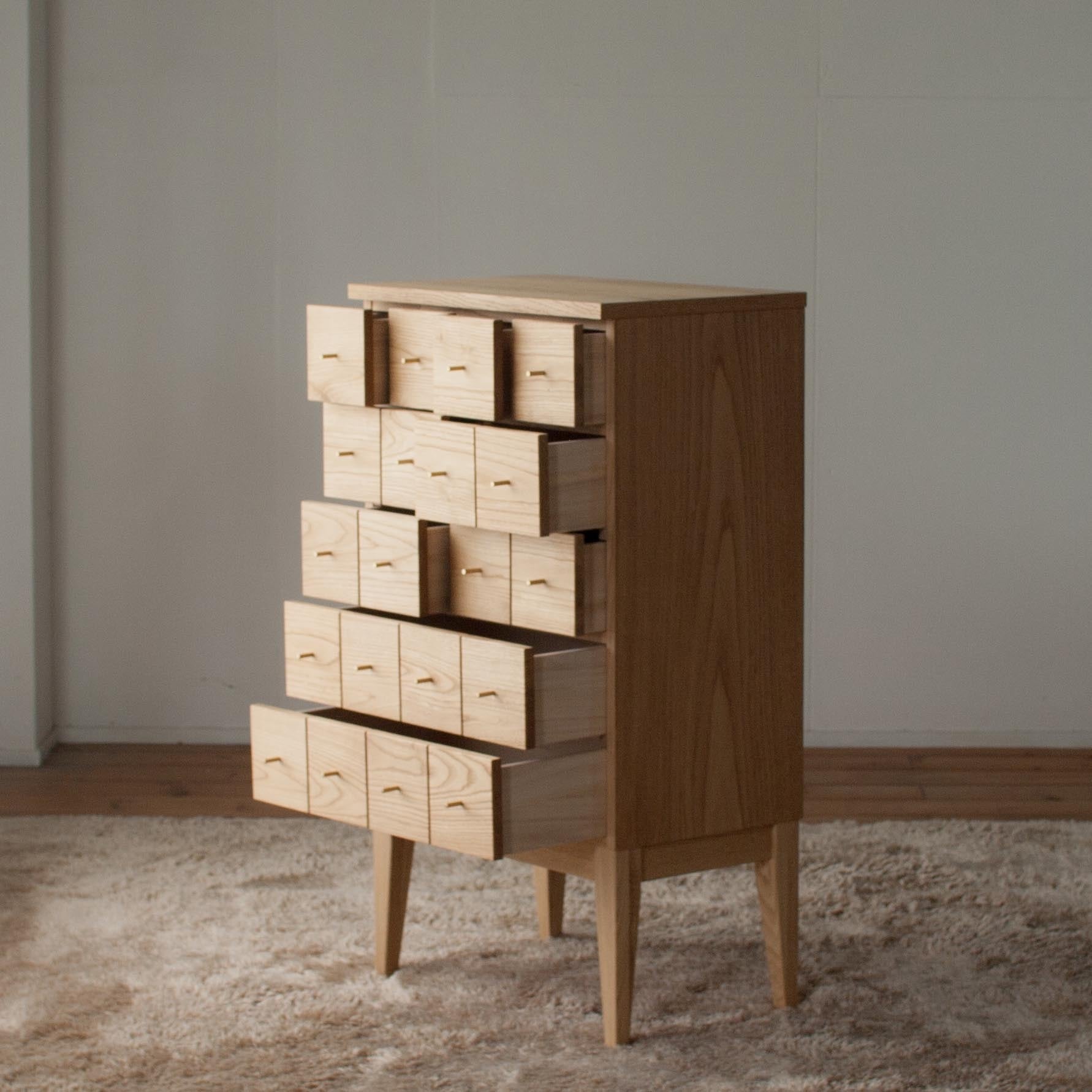 無垢材のみ 特注（世界に一つ） 棚 ひろく 栗の木 