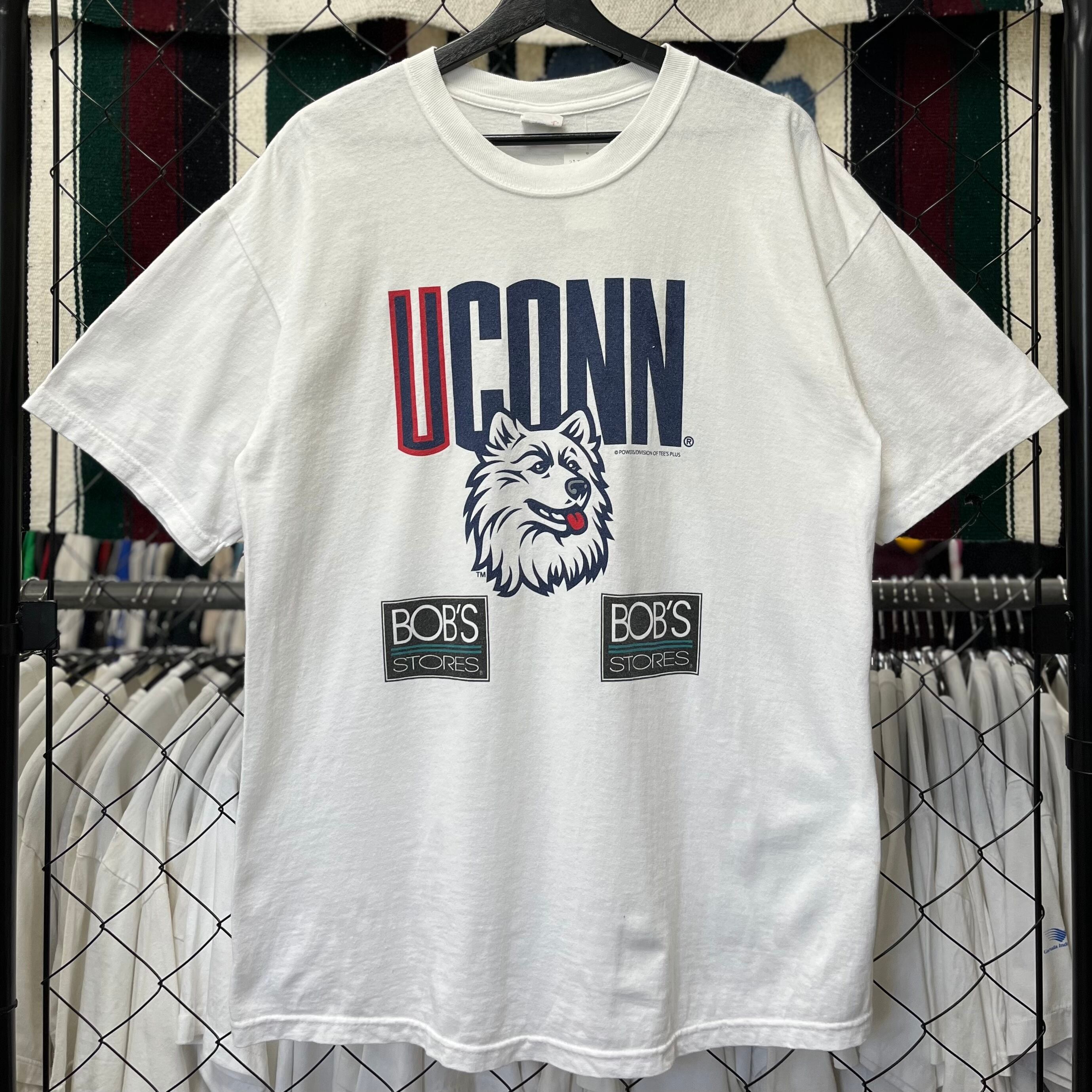 90s カレッジ系 半袖Tシャツ コネチカット デザイン アンビル L 古着